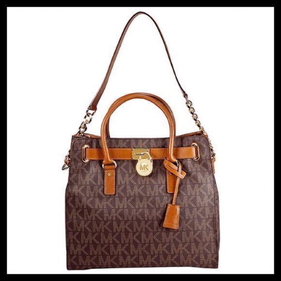 Michael Kors Hamilton Large North South Logo Tote - Picture 3 of 12